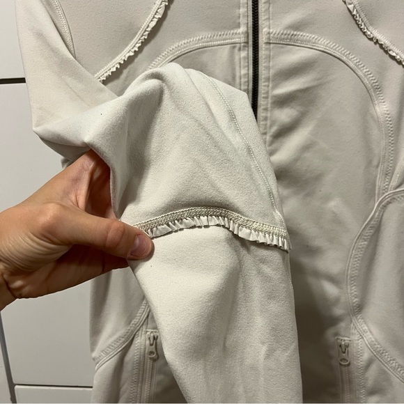 Lululemon White Zip Up Jacket - Picture 11 of 14